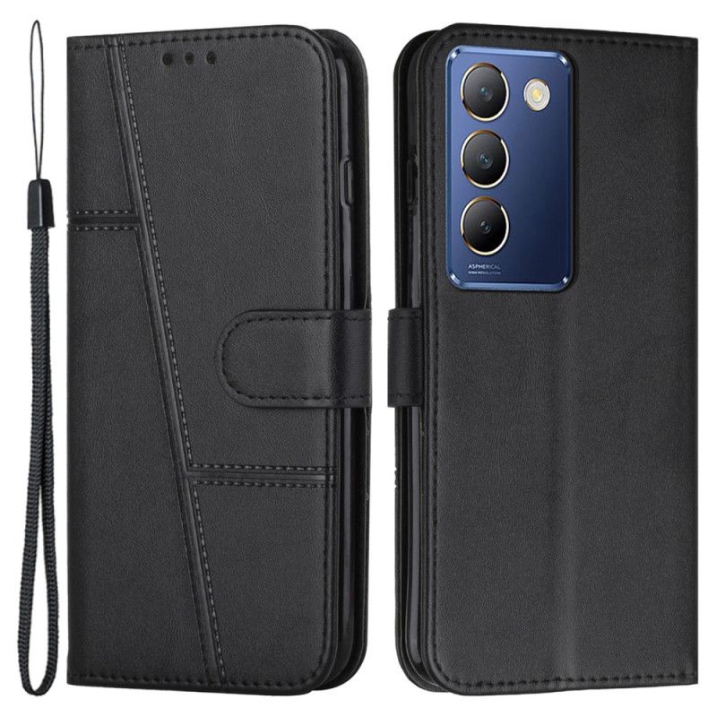 Læder Cover Vivo V40 Se 5g Telefon Etui Forretningsstil