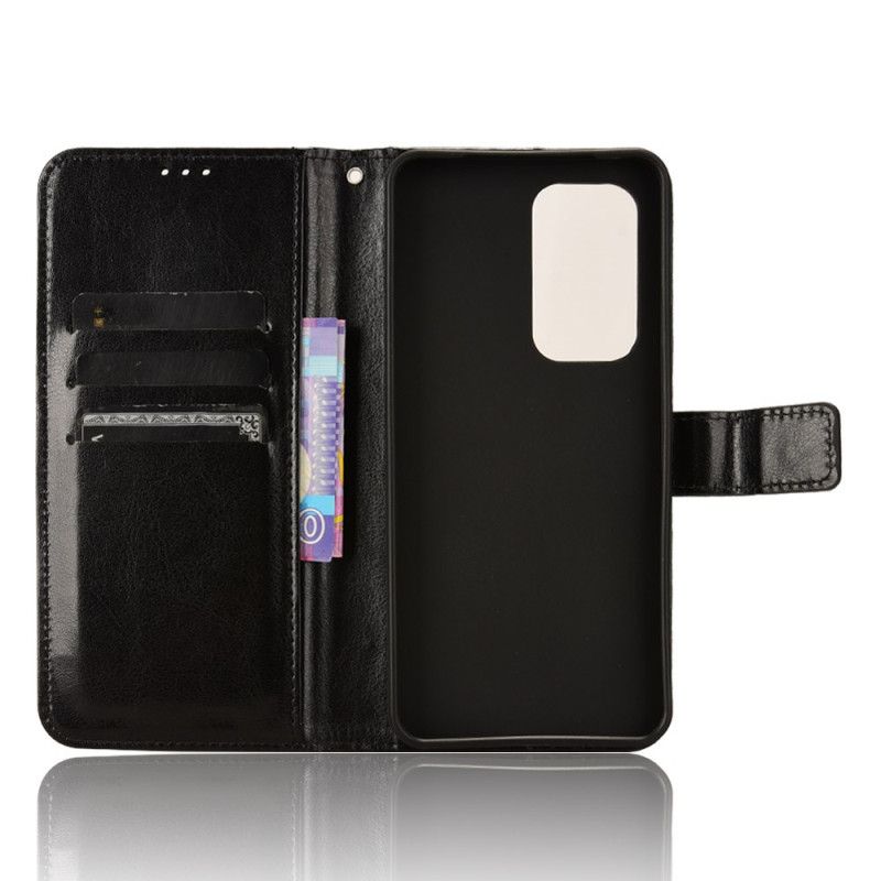 Læder Cover Vivo V40 Se 5g Telefon Etui Prangende Kunstlæder Med Rem