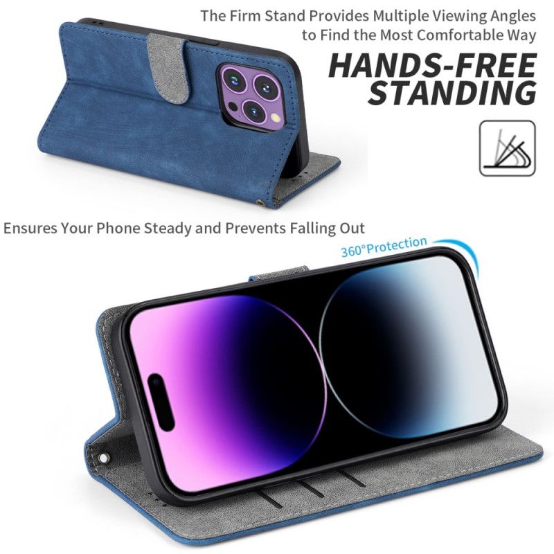Flip Cover Huawei Nova 13 Rfid-pung Med Ruskindseffekt