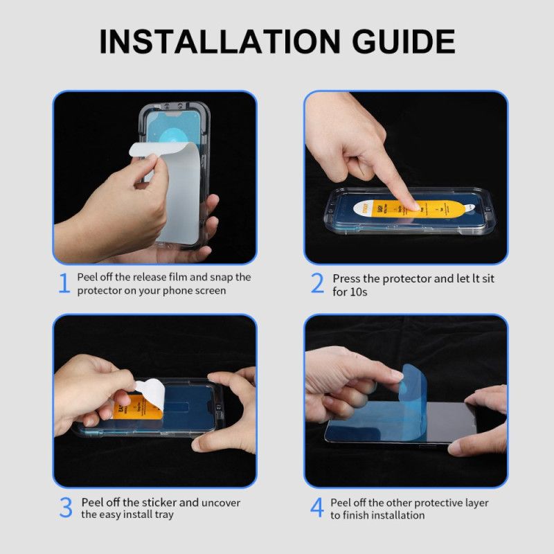Hærdet Glasskærmbeskytter Til Huawei Nova 13 Med Installationsbakke