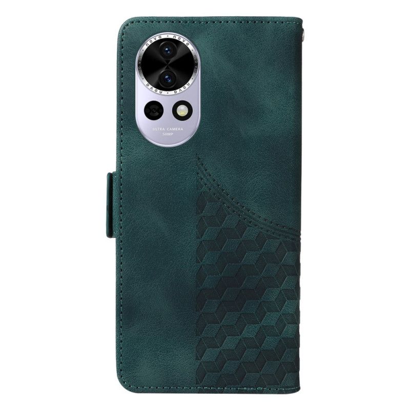 Læder Cover Huawei Nova 13 Telefon Etui Stjernemønster