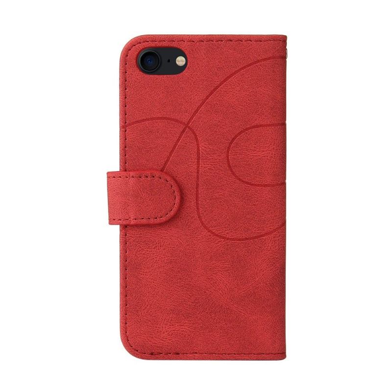 Flip Cover iPhone SE 2022 Hemming Bicolor Kunstnerisk