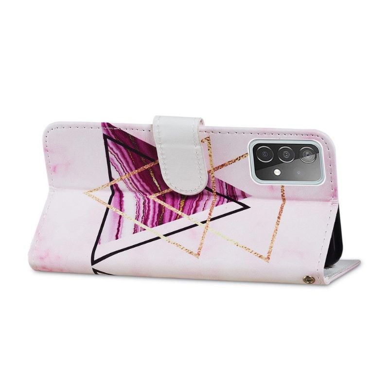 Flip Cover Samsung Galaxy A72 4G / A72 5G Hemming Designtrekanter