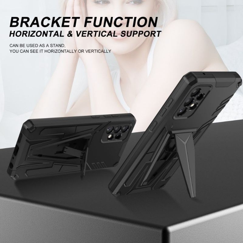 Mobilcover Samsung Galaxy A72 4G / A72 5G Beskyttelsessæt Beskyttelse Med Support