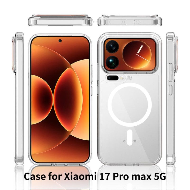 Cover Til Xiaomi 17 Pro Max Hybrid Transparent Magnetisk
