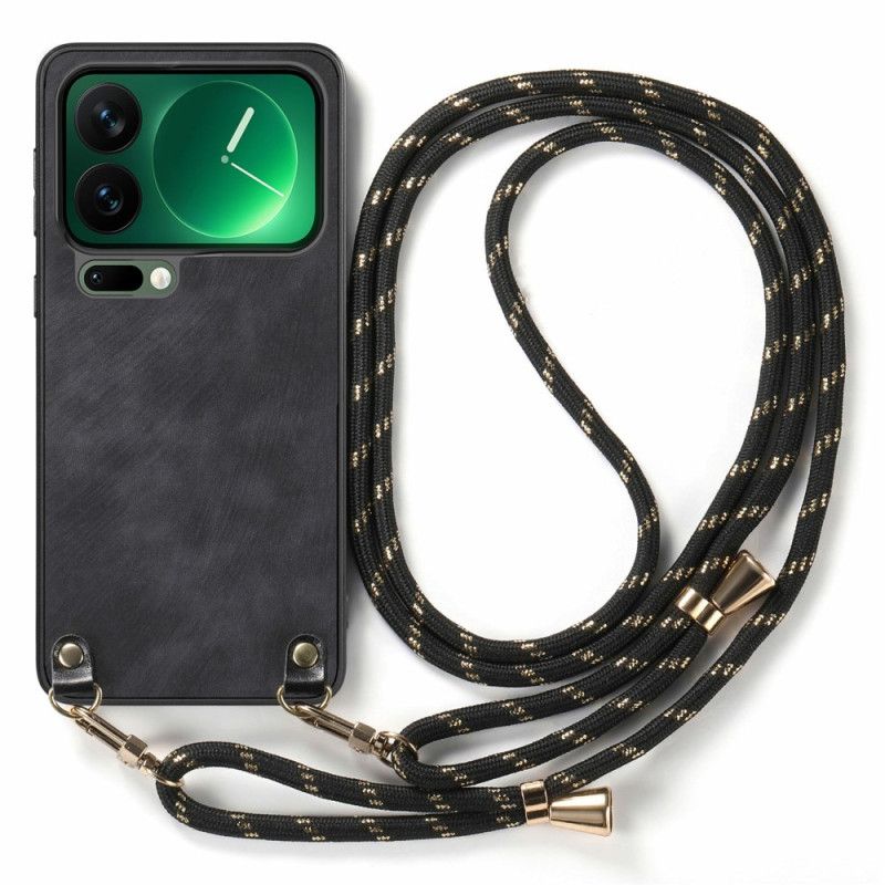 Cover Til Xiaomi 17 Pro Max Lædereffekt