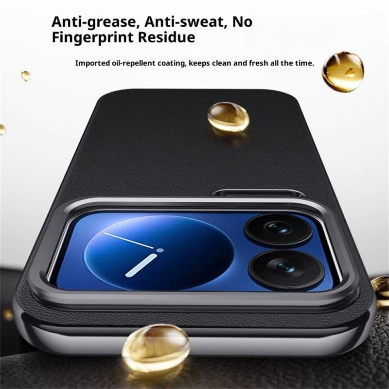 Cover Til Xiaomi 17 Pro Max Metalramme Og Integreret Stativ