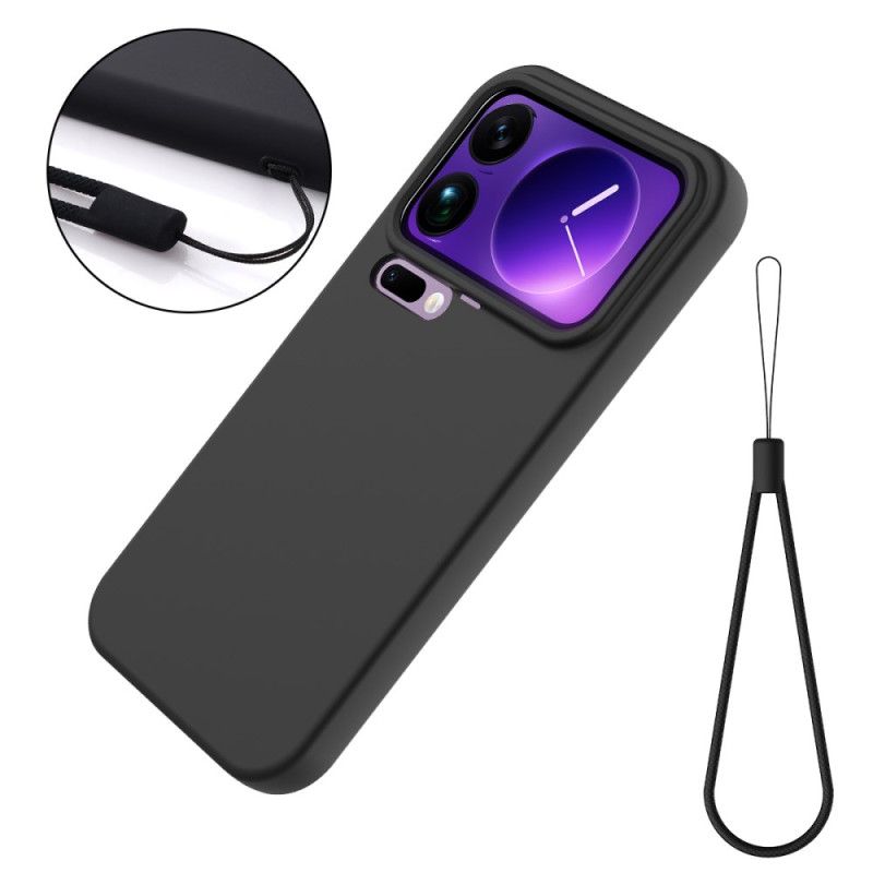 Cover Xiaomi 17 Pro Max Flydende Silikone Med Snor