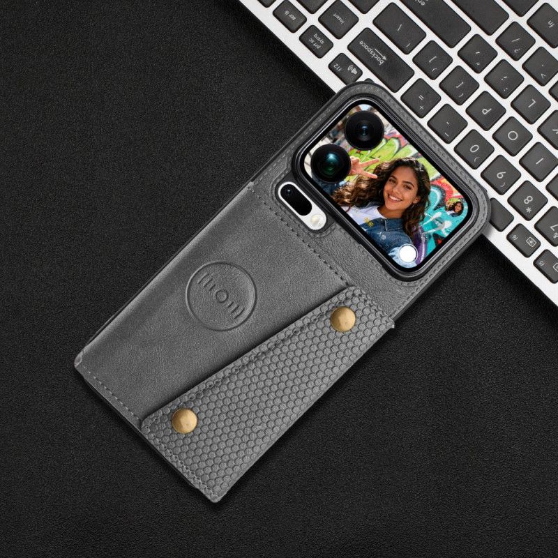 Cover Xiaomi 17 Pro Max Kortholder Med Lædereffekt