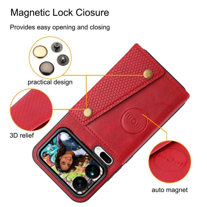 Cover Xiaomi 17 Pro Max Kortholder Med Lædereffekt