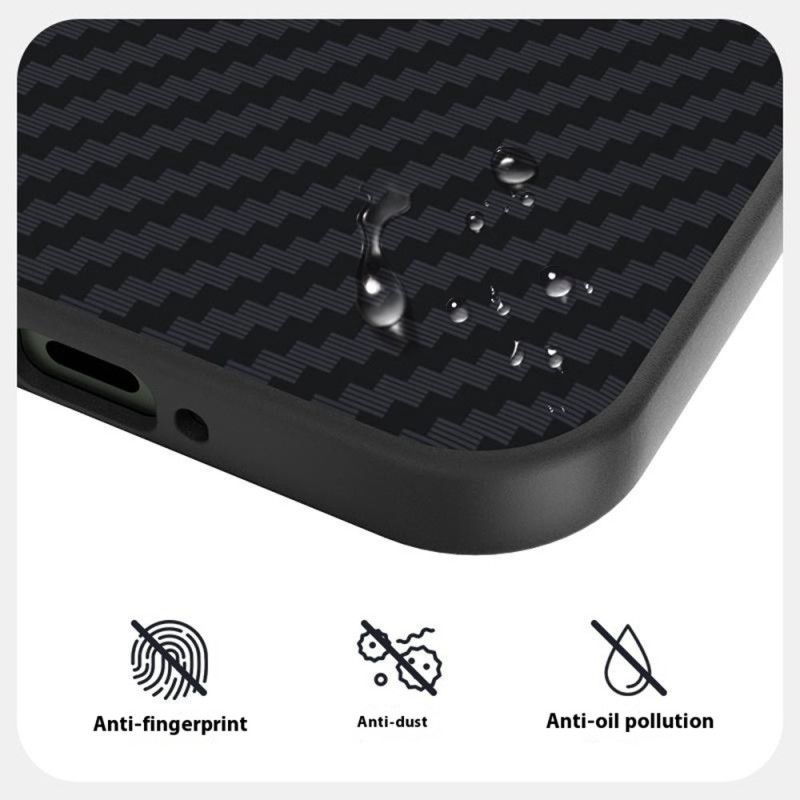 Cover Xiaomi 17 Pro Max Kulfiber Fibertekstur Abeel