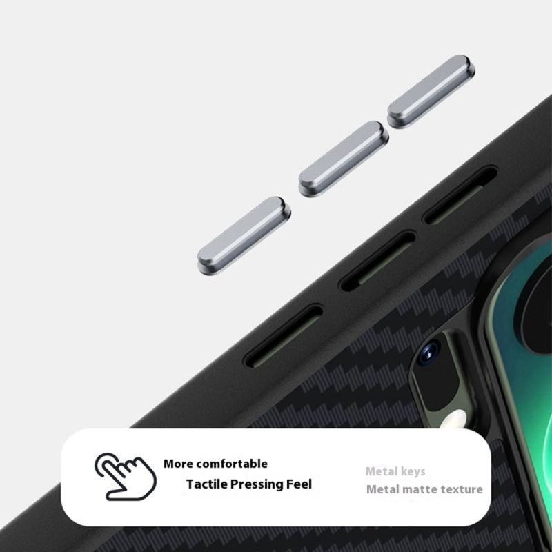 Cover Xiaomi 17 Pro Max Kulfiber Fibertekstur Abeel