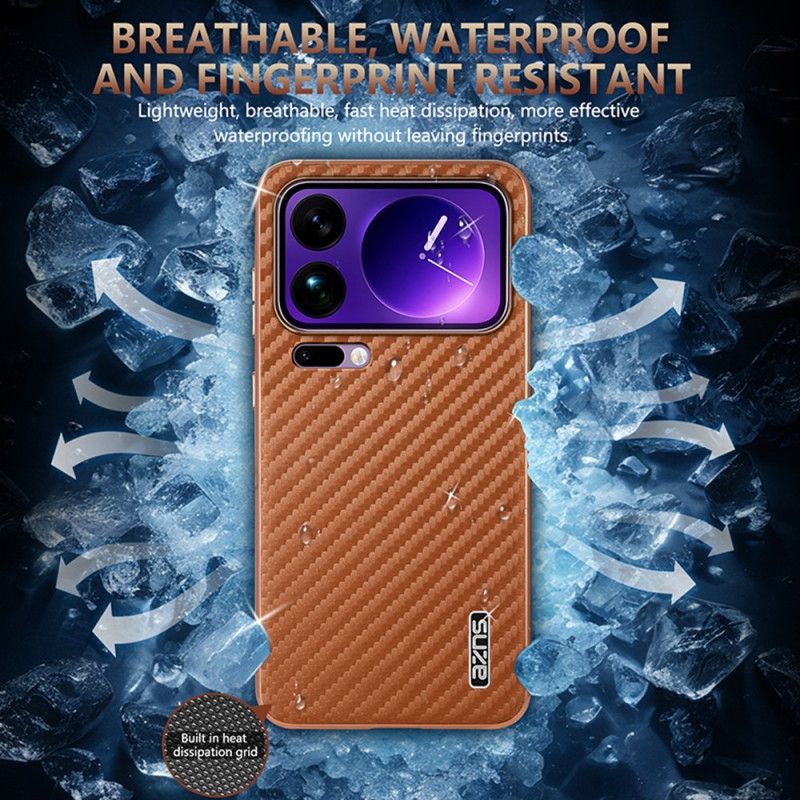 Cover Xiaomi 17 Pro Max Kulfibertekstur Azns