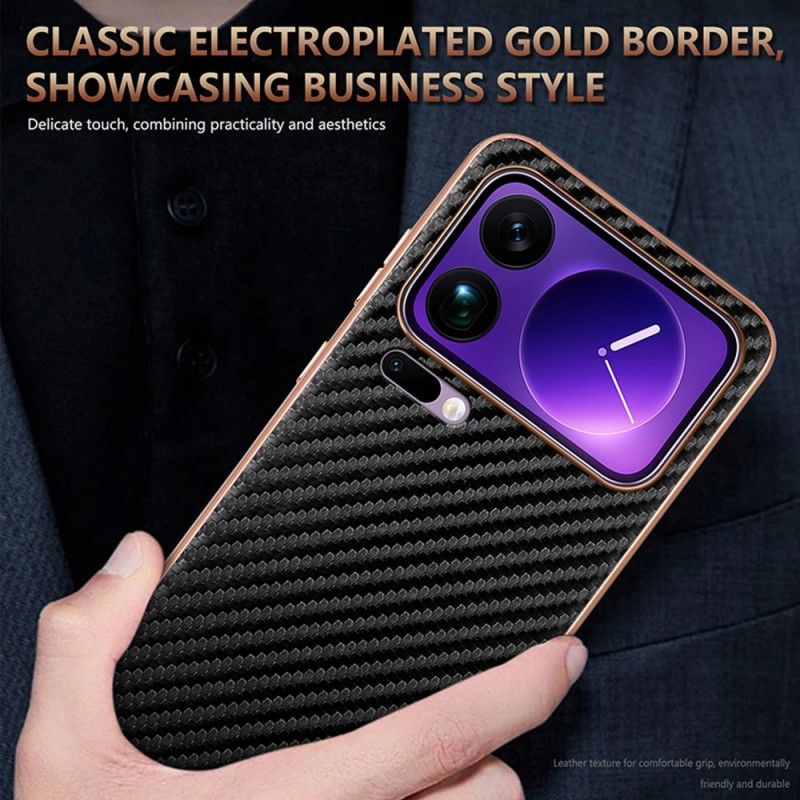 Cover Xiaomi 17 Pro Max Kulfibertekstur Azns