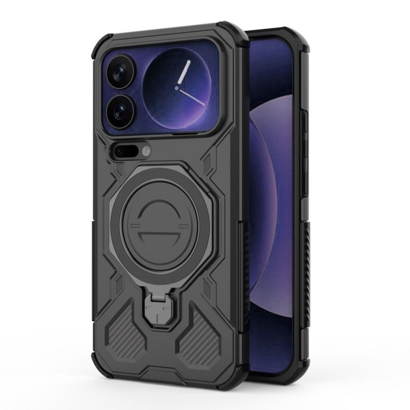 Cover Xiaomi 17 Pro Max Magnetisk Med Roterende Stativ