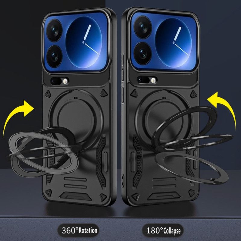 Cover Xiaomi 17 Pro Max Magnetisk Med Roterende Stativ