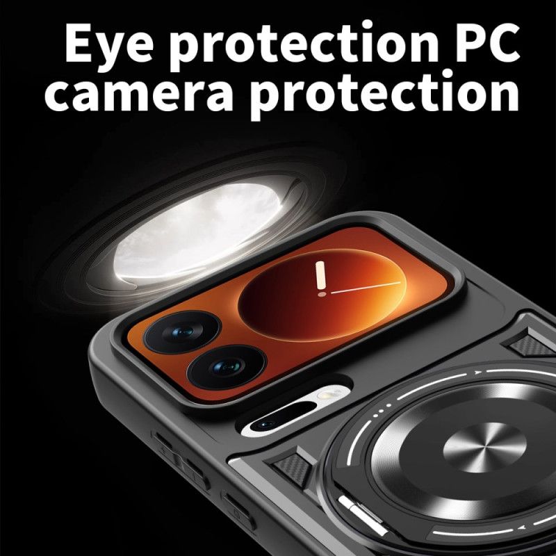 Cover Xiaomi 17 Pro Max Magnetisk Med Roterende Stativ