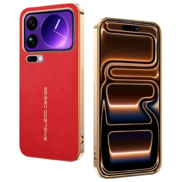 Cover Xiaomi 17 Pro Max Ridsefast Litchitekstur