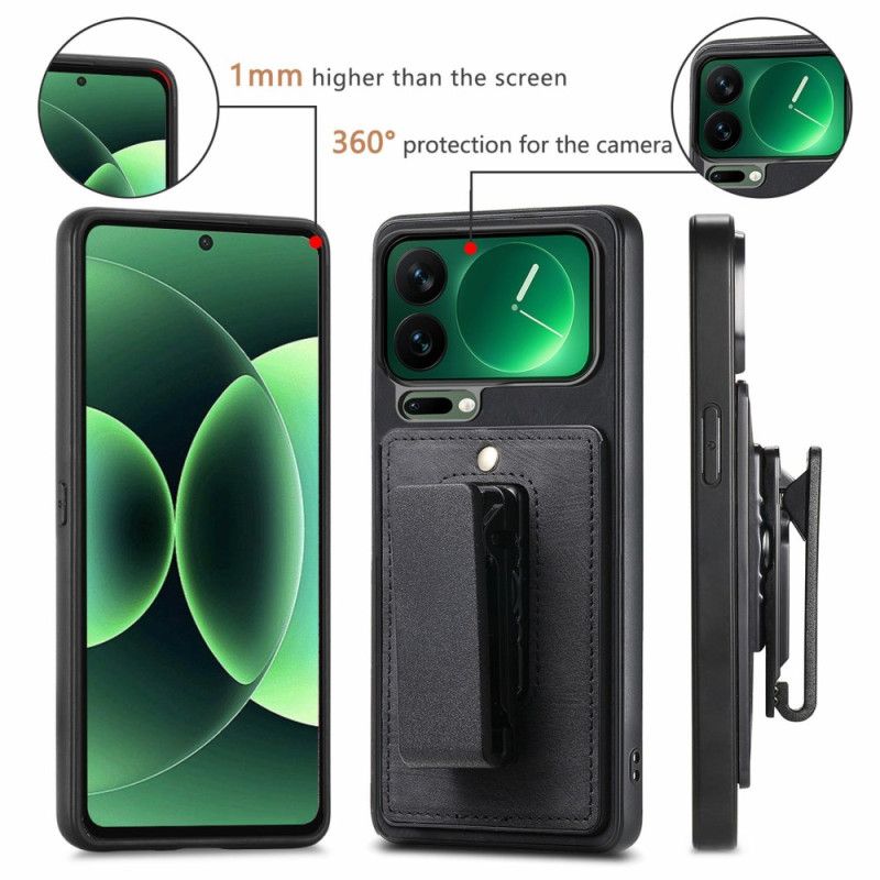 Cover Xiaomi 17 Pro Max Telefon Etui Bælteklips Og Integreret Stativ