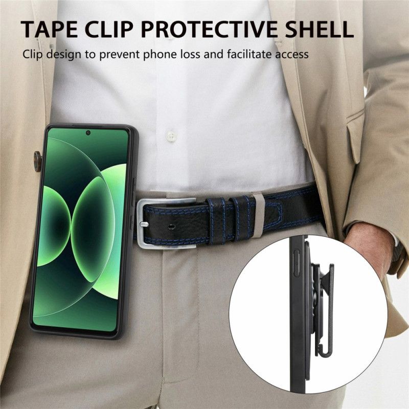 Cover Xiaomi 17 Pro Max Telefon Etui Bælteklips Og Integreret Stativ
