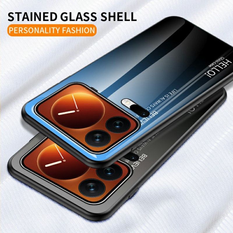 Cover Xiaomi 17 Pro Max Telefon Etui Hello I Hærdet Glas