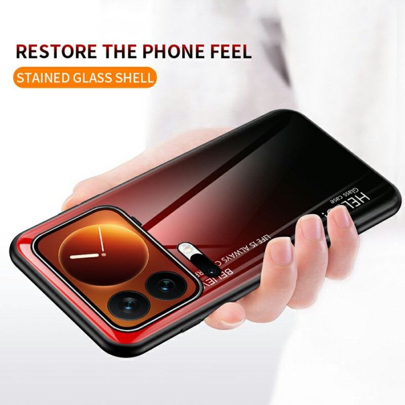 Cover Xiaomi 17 Pro Max Telefon Etui Hello I Hærdet Glas