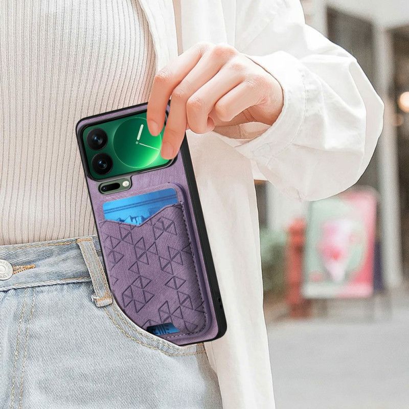 Cover Xiaomi 17 Pro Max Telefon Etui Kortholder Og Justerbar Stativ