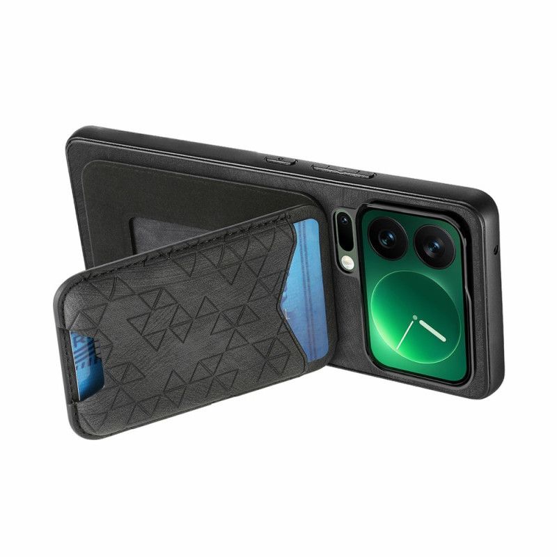 Cover Xiaomi 17 Pro Max Telefon Etui Kortholder Og Justerbar Stativ