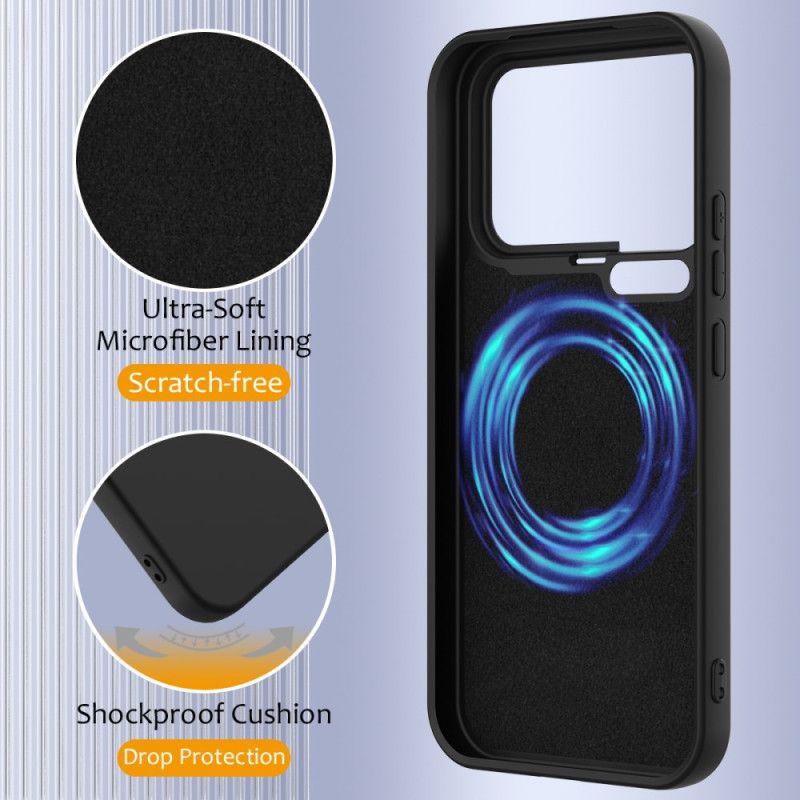 Cover Xiaomi 17 Pro Max Telefon Etui Magnetisk Silikone Og Snor