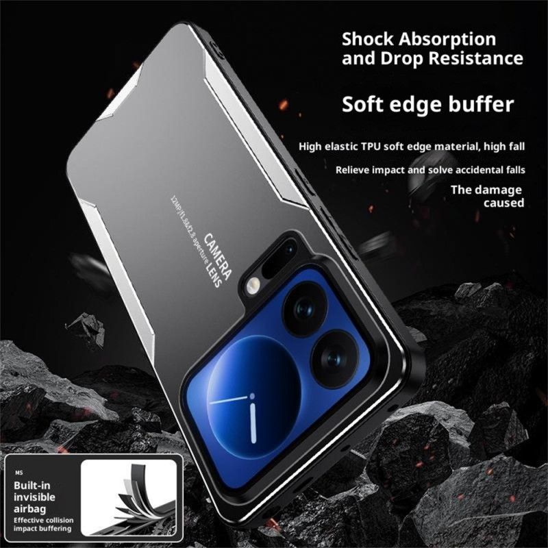 Cover Xiaomi 17 Pro Max Telefon Etui Metallisk Effekt