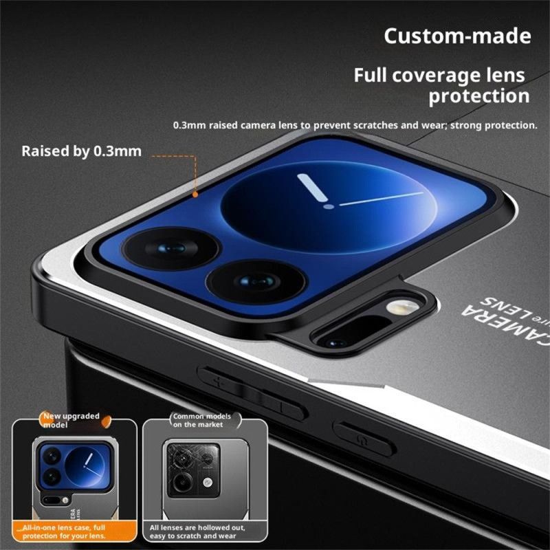 Cover Xiaomi 17 Pro Max Telefon Etui Metallisk Effekt