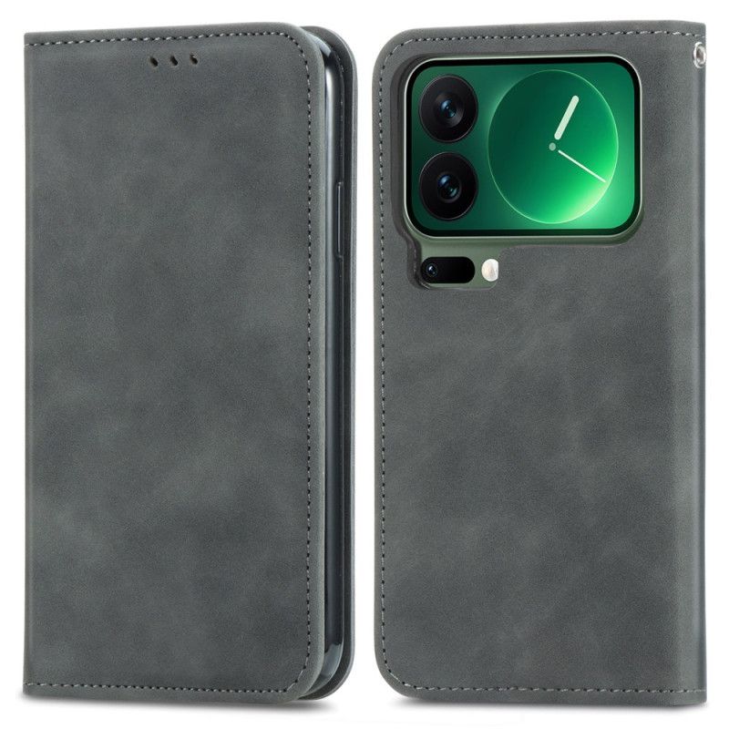 Flip Cover Til Xiaomi 17 Pro Max Ruskindseffekt