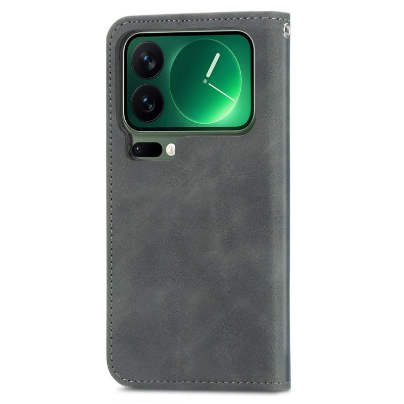 Flip Cover Til Xiaomi 17 Pro Max Ruskindseffekt