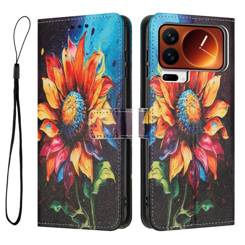 Flip Cover Til Xiaomi 17 Pro Max Solsikke