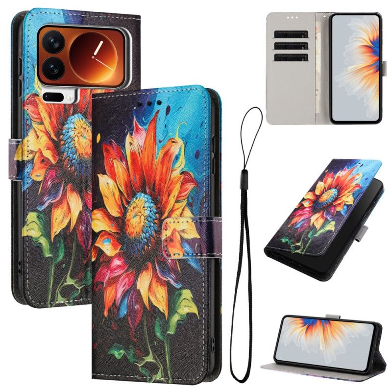 Flip Cover Til Xiaomi 17 Pro Max Solsikke