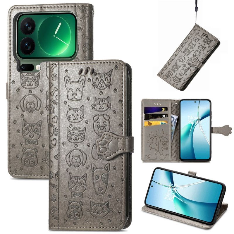Flip Cover Xiaomi 17 Pro Max Animerede Dyr