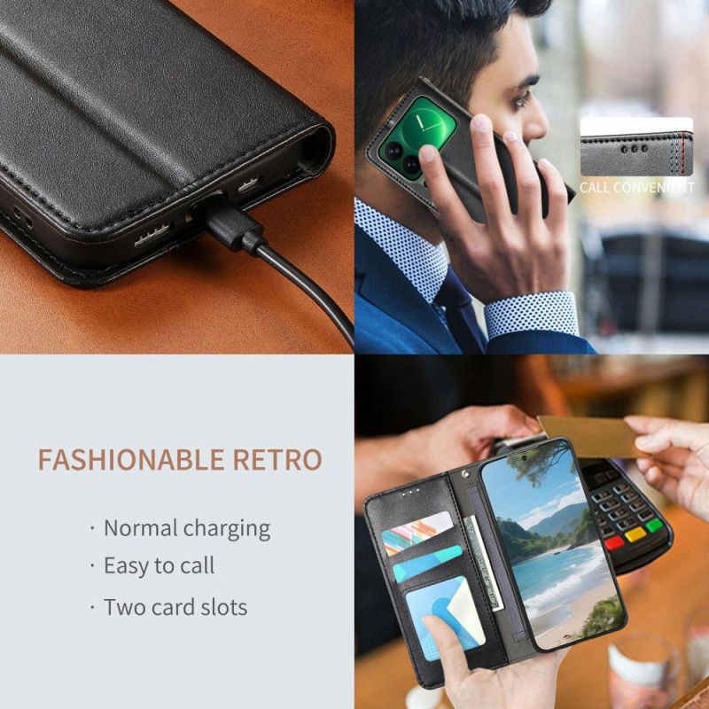 Flip Cover Xiaomi 17 Pro Max Elastisk Håndledsrem