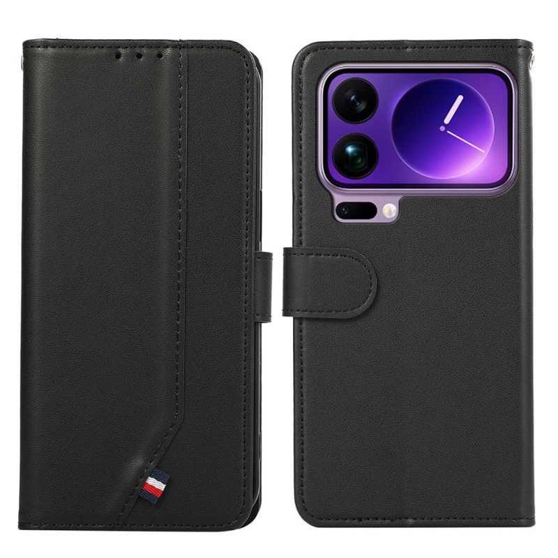 Flip Cover Xiaomi 17 Pro Max Rfid-blokerende Klaplæder