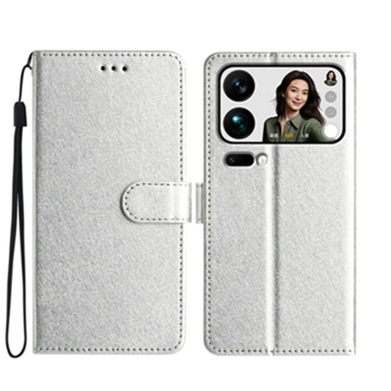 Flip Cover Xiaomi 17 Pro Max Silketekstur