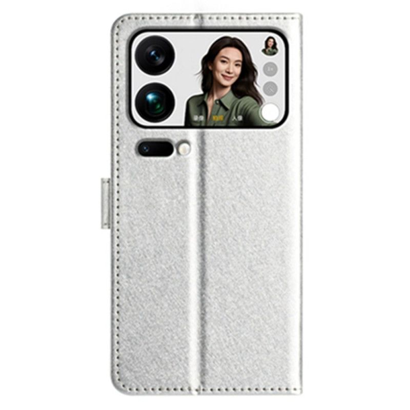 Flip Cover Xiaomi 17 Pro Max Silketekstur