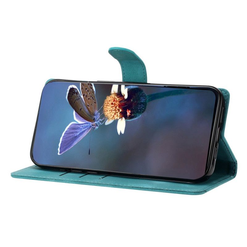 Flip Cover Xiaomi 17 Pro Max Sommerfugle- Og Blomstermønster