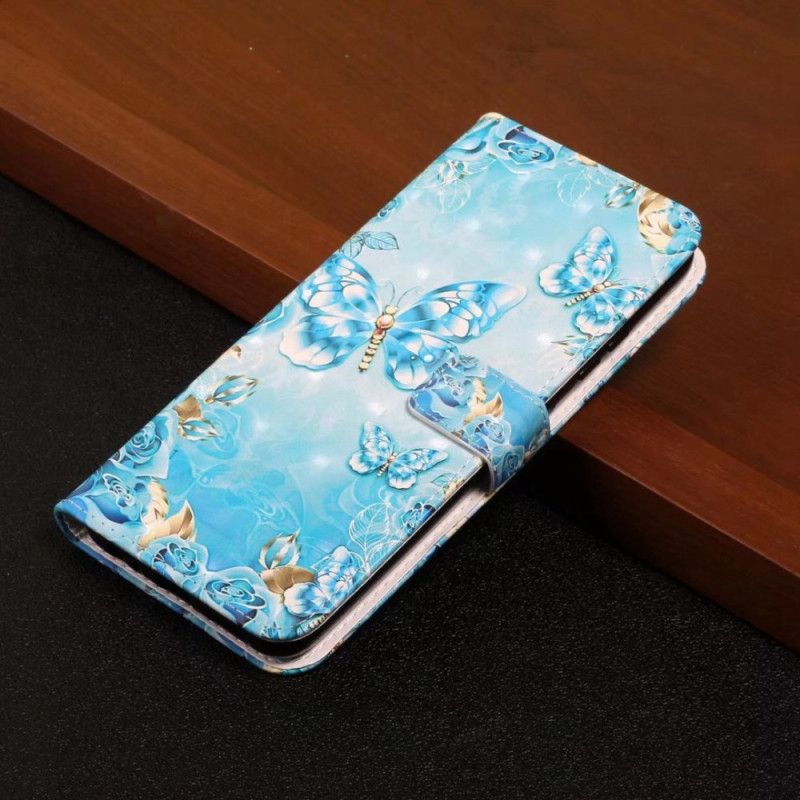 Flip Cover Xiaomi 17 Pro Max Sommerfugle Og Diamanter