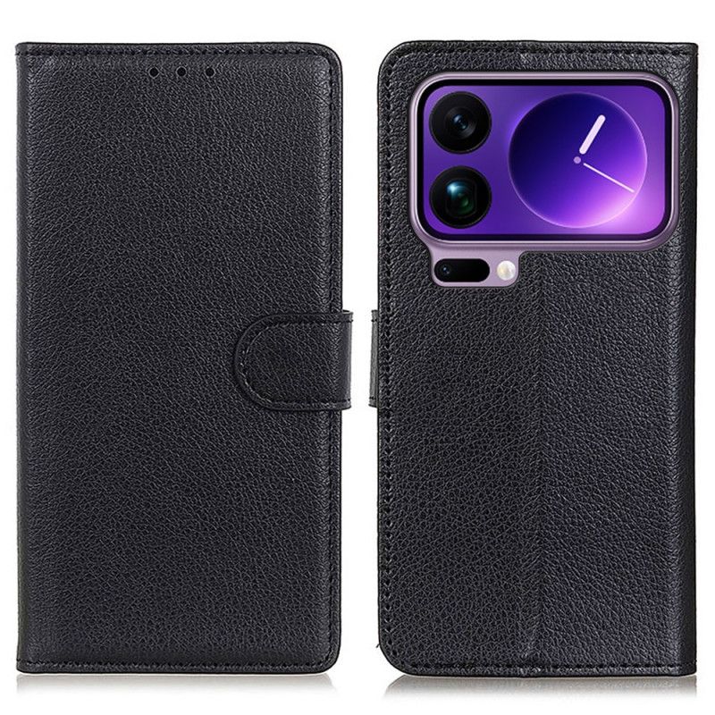 Flip Cover Xiaomi 17 Pro Max Traditionelt Imiteret Læder