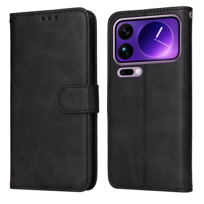 Læder Cover Xiaomi 17 Pro Max Almindeligt Kunstlæder