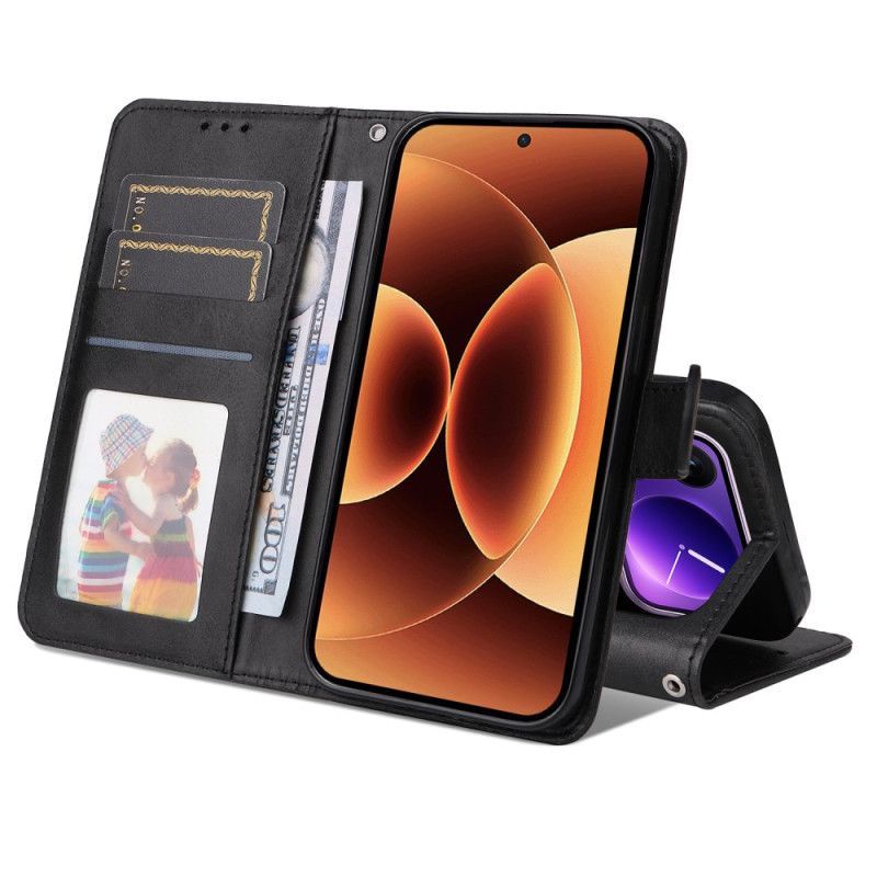 Læder Cover Xiaomi 17 Pro Max Almindeligt Kunstlæder