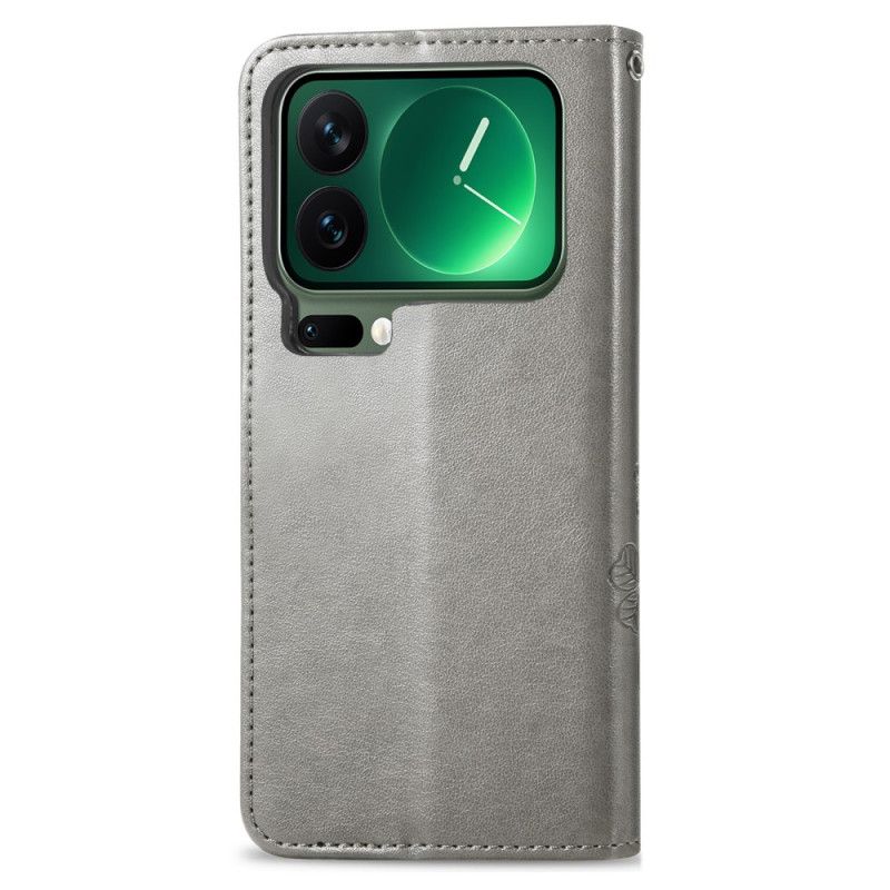 Læder Cover Xiaomi 17 Pro Max Firkløvere