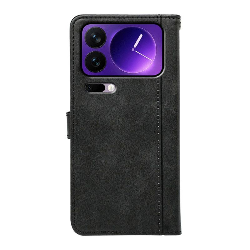 Læder Cover Xiaomi 17 Pro Max Kantbånd