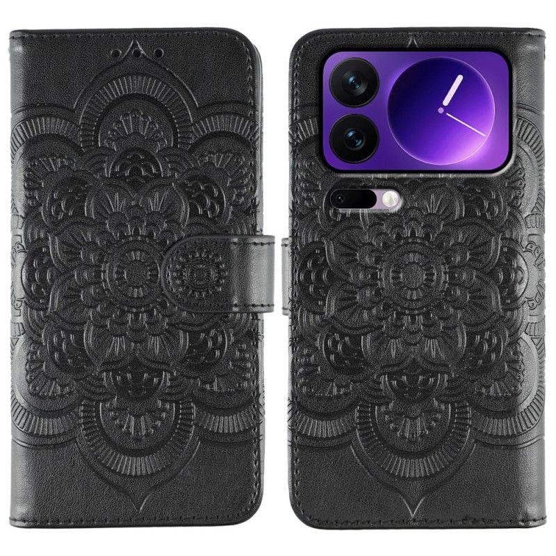 Læder Cover Xiaomi 17 Pro Max Mandala-mønster