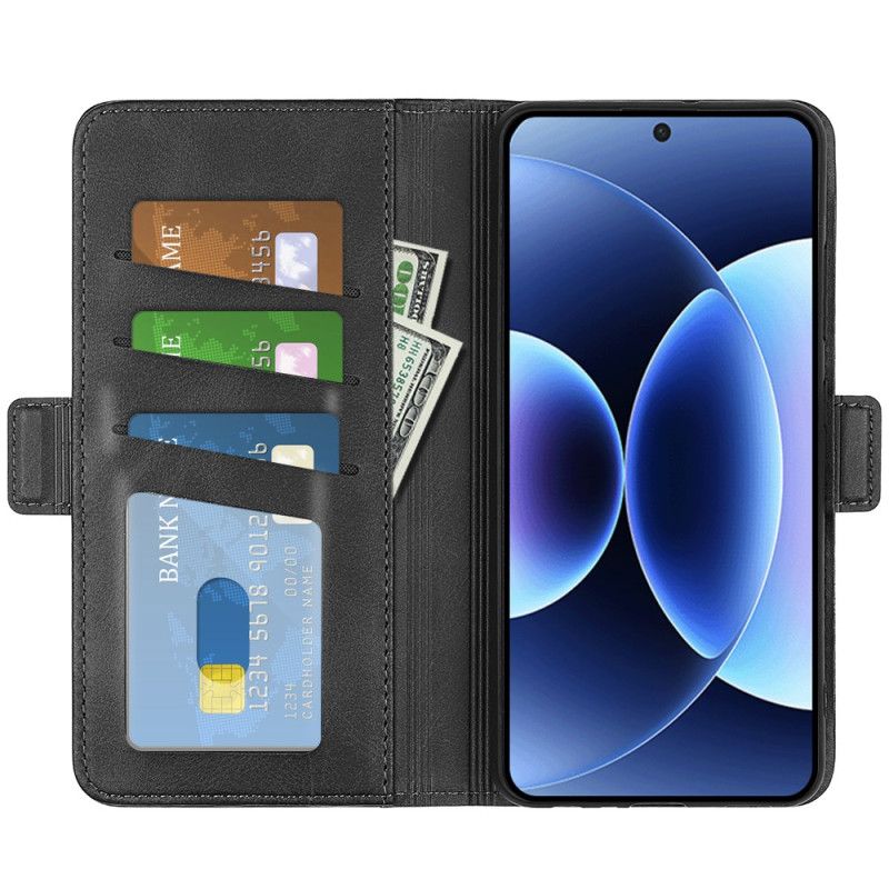 Læder Cover Xiaomi 17 Pro Max Telefon Etui Dobbelt Lås
