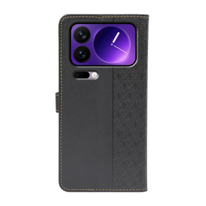 Læder Cover Xiaomi 17 Pro Max Telefon Etui Firkløvere